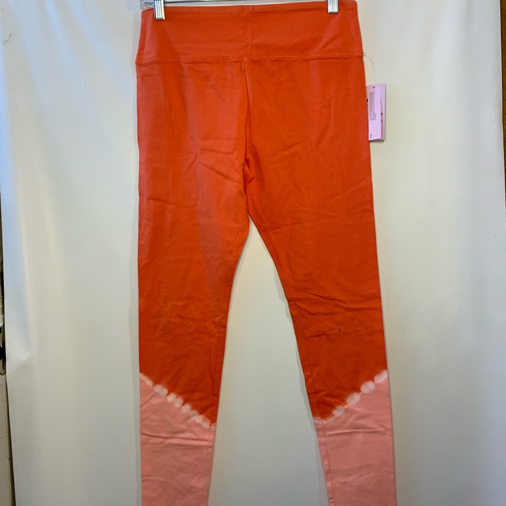Brand new (NWT) Peach & Coral Tie-Dye Leggings